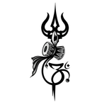 Lord Shiva's Damru Trishul