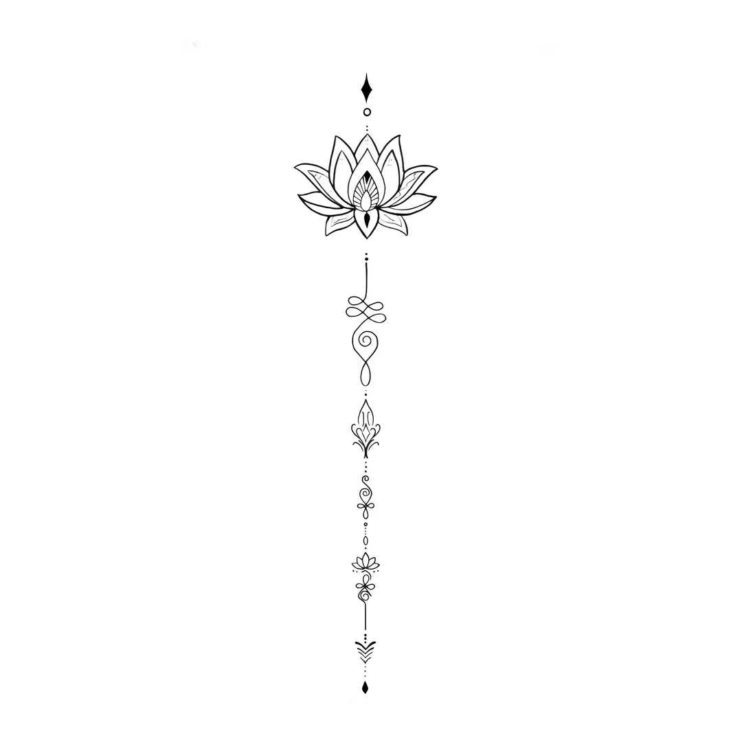 Ornamental Lotus Bloom